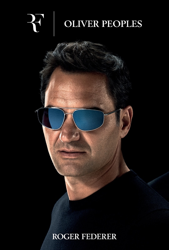 Oliver Peoples worn by Roger Federer