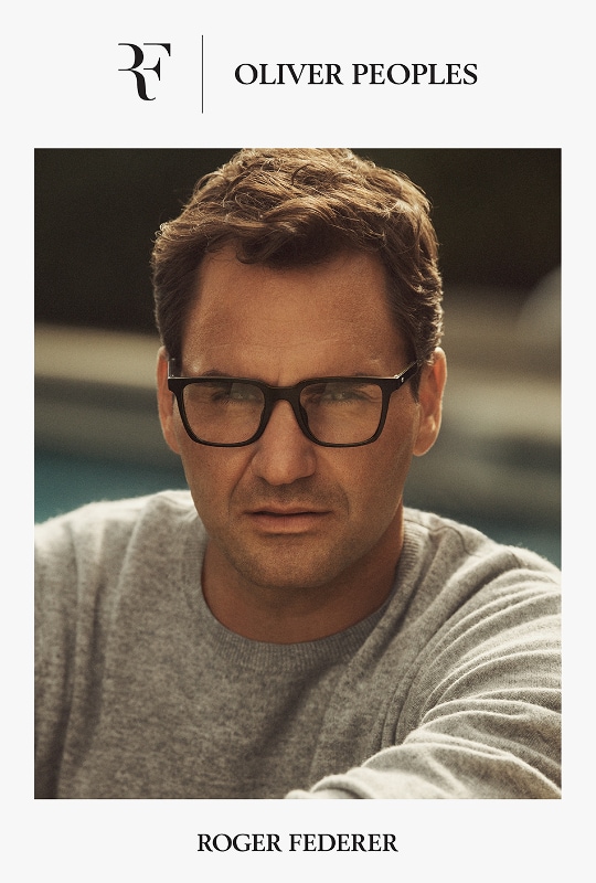 Oliver Peoples worn by Roger Federer