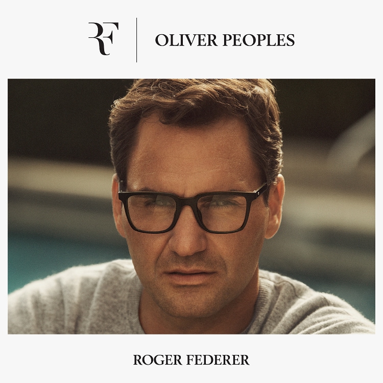 Oliver Peoples worn by Roger Federer